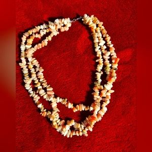 Peruvian Pink Opal Chips Necklace 